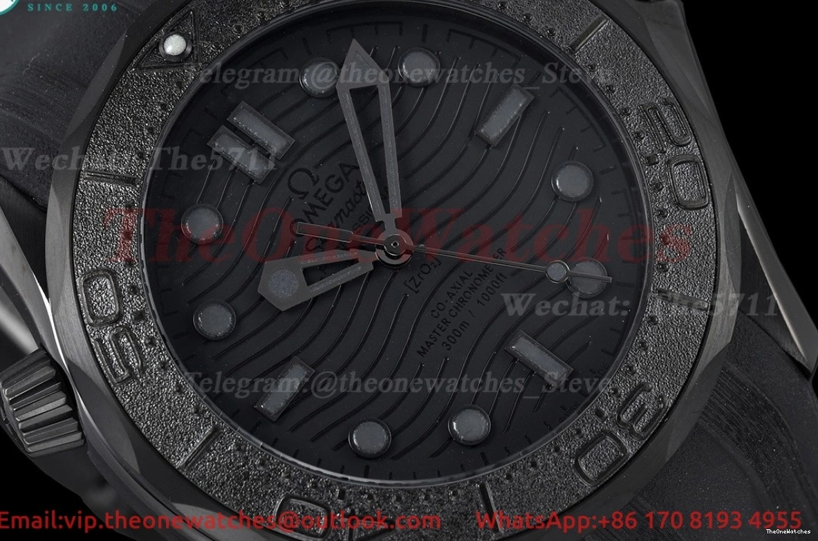 Dial 42mm MY8215 GDF Black 300m RU PVD Seamaster 1202